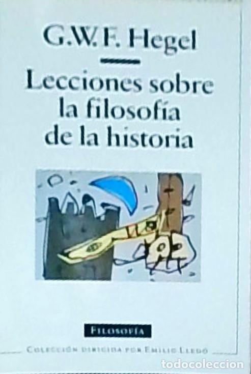 Livros em segunda m&atilde;o: Lecciones sobre la filosof&iacute;a de la historia - HEGEL, G.W.F.:
