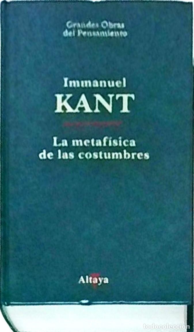 Libros: La metaf&iacute;sica de las costumbres - KANT, Immanuel: - Foto 1