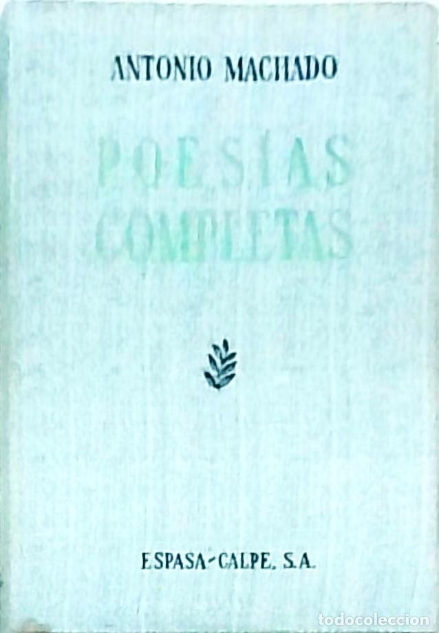 Libri di seconda mano: Poes&iacute;as completas - MACHADO, Antonio: