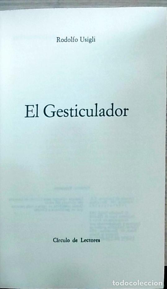 Libros: El Gesticulador - USIGLI, Rodolfo: - Foto 1