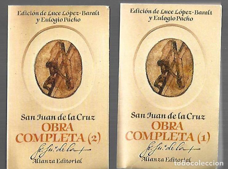 Libros: OBRA COMPLETA (2 TOMOS) - SAN JUAN DE LA CRUZ (EDICION DE LUCE LOPEZ-BARALT Y EULOGIO PACHO)