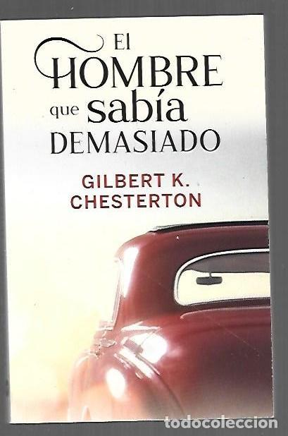 books: HOMBRE QUE SABIA DEMASIADO - EL - CHESTERTON, GILBERT K.
