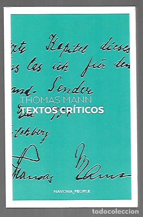 Libri di seconda mano: TEXTOS CRITICOS - MANN, THOMAS