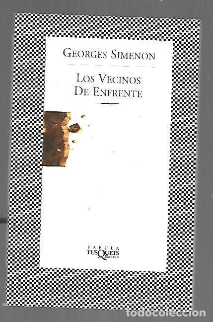 books: VECINOS DE ENFRENTE - LOS - SIMENON, GEORGES