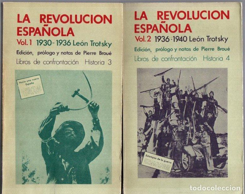 Livros em segunda m&atilde;o: La revoluci&oacute;n Espa&ntilde;ola (1930-1940). Vols. I y II - Trotsky, Le&oacute;n