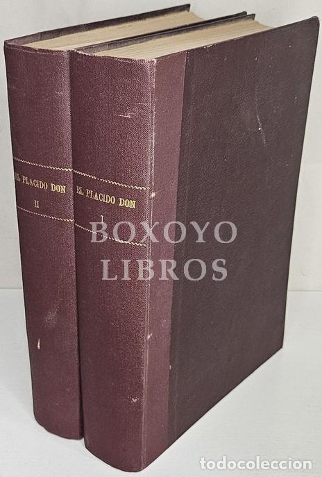 Libros: SHOLOJOV, Mijail. El pl&aacute;cido Don. Traducci&oacute;n de Manuel Comorera. Tomos I y II