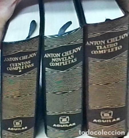 B&uuml;cher: Cuentos completos. Tomo I / Novelas completas / Teatro completo. 3 TOMOS - CHEJOV, Ant&oacute;n: