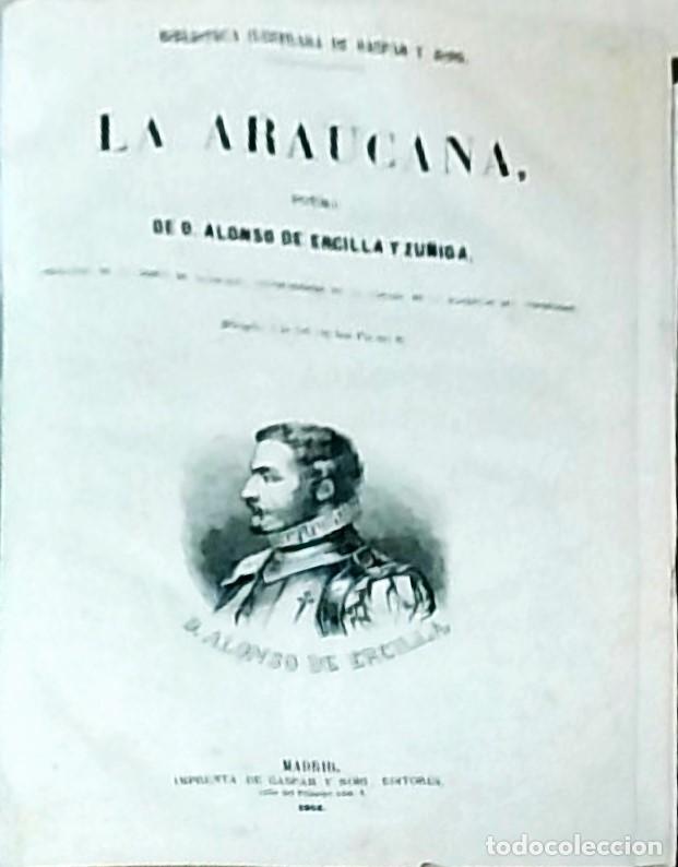 Libri di seconda mano: La Araucana - ERCILLA Y ZU&Ntilde;IGA, Alonso de: