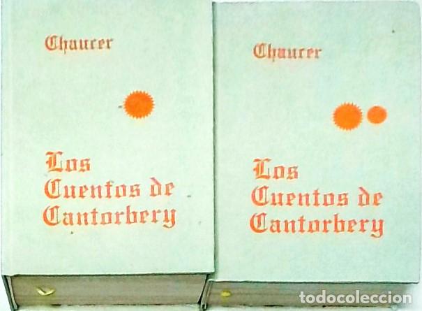 Libri di seconda mano: Los cuentos de Cantorbery. 2 tomos. Versi&oacute;n directa del ingl&eacute;s antiguo con una introducci&oacute;n y notas