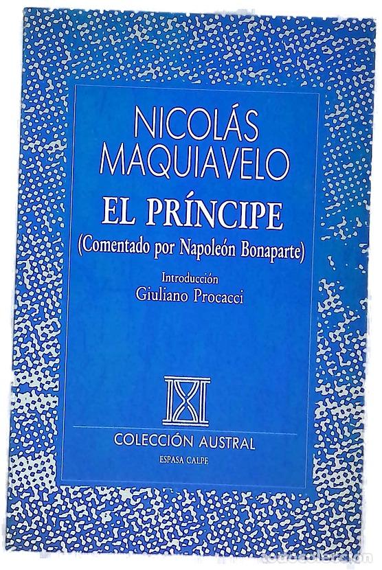 Libri di seconda mano: El pr&iacute;ncipe (comentado por Napole&oacute;n Bonaparte)