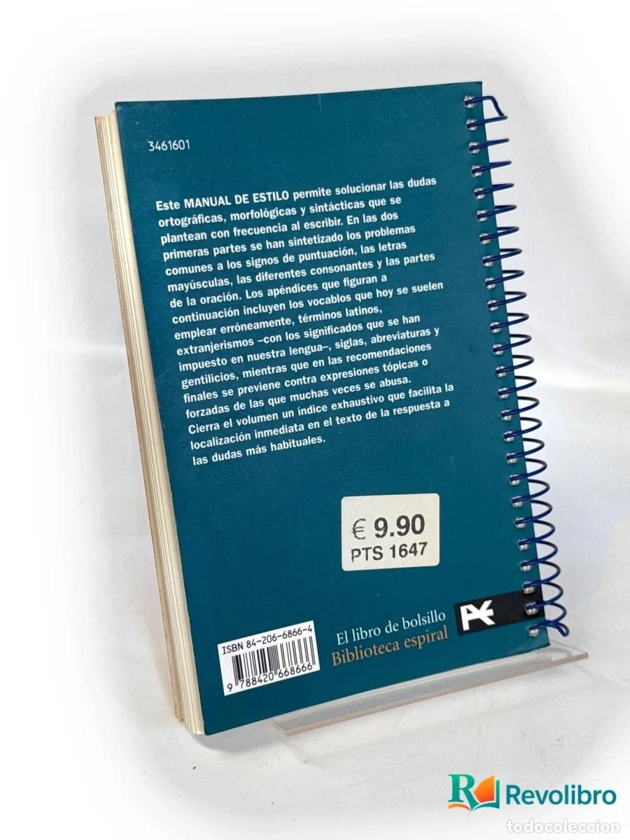 Libros: Manual de estilo - Arturo Ramoneda - Foto 2