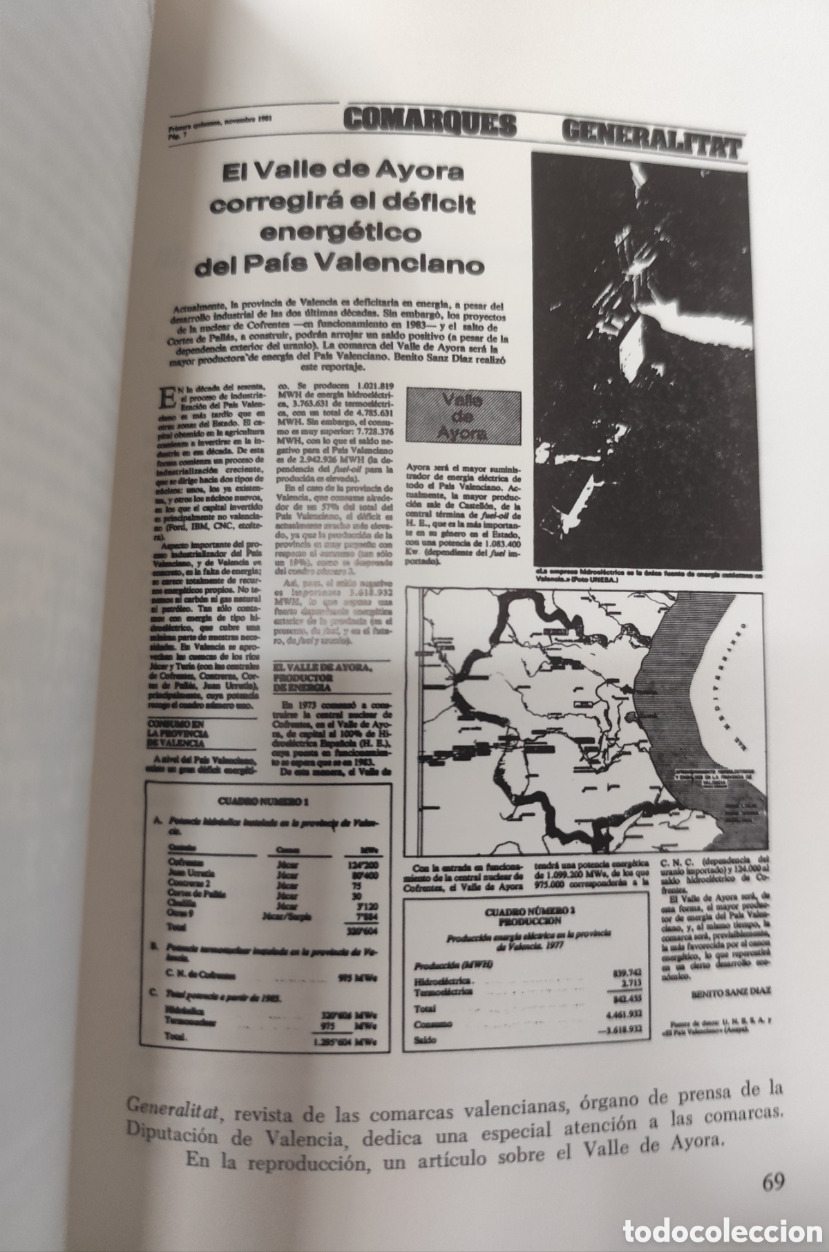 Libros: EL VALLE DE AYORA - SANZ DIAZ, Benito. - Foto 6