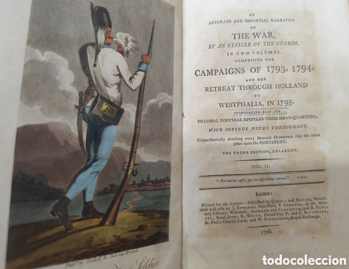 Libros: AN ACCURATE AND IMPARTIAL NARRATIVE OF THE WAR,BY AN OFFICER OF THE GUARDS. Comprising the campaigns