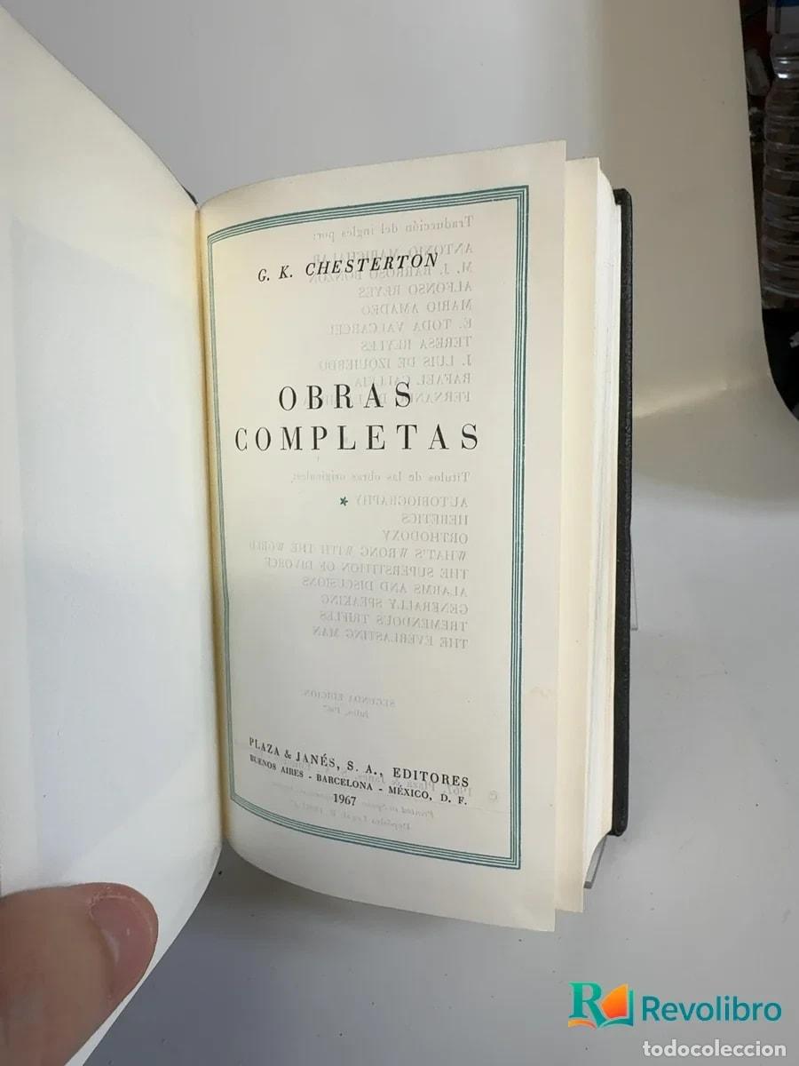 Libros: Obras completas - 1&ordf; edici&oacute;n - G. K. Chesterton - Foto 2