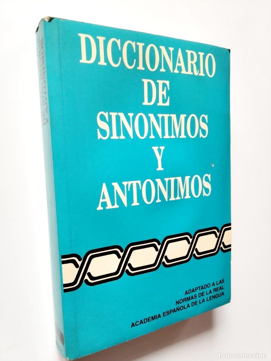 Libros: Diccionario de sin&oacute;nimos y ant&oacute;nimos