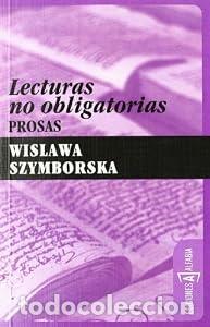 Libros: LECTURAS NO OBLIGATORIAS 5&ordf;ED - Szymborska Wislawa