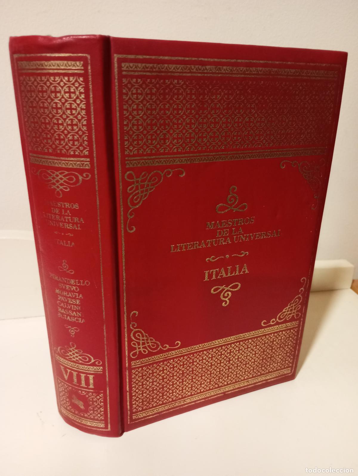 Libros: MAESTROS DE LA LITERATURA UNIVERSAL ITALIA - Luigi Pirandello, Italo Svevo, Alberto Moravia, Italo C