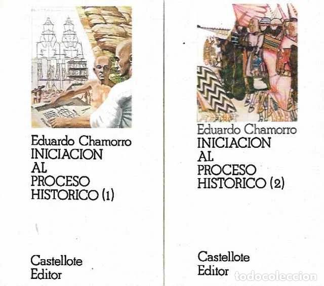 Libros: Iniciaci&oacute;n a proceso hist&oacute;rico 1 y 2 - Eduardo Chamorro