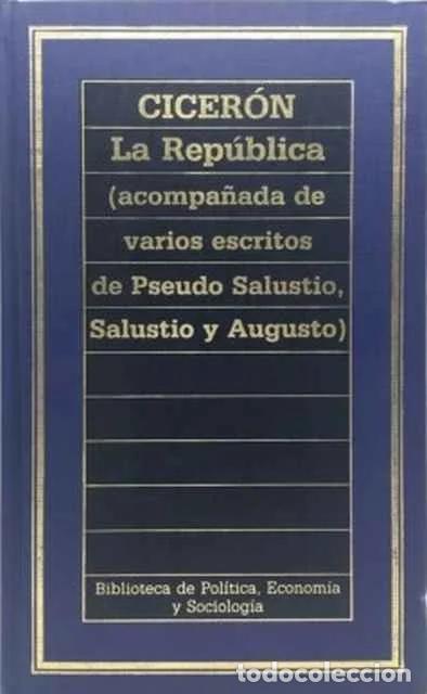 Libros: La Rep&uacute;blica - Cicer&oacute;n