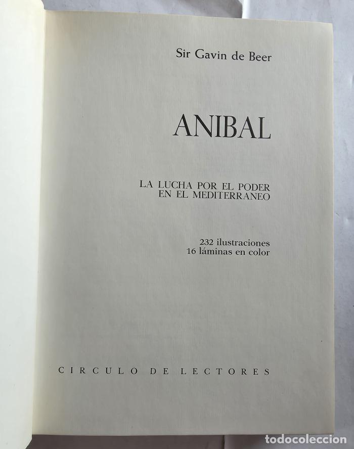 Libros: AN&Iacute;BAL. LA LUCHA POR EL PODER EN EL MEDITERR&Aacute;NEO - Sir Gavin De Beer - Foto 2