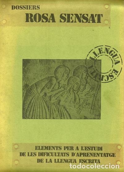 Libros: Elements per a l'estudi de les dificultats d'aprenentatge de la llengua escrita- 9788485008070
