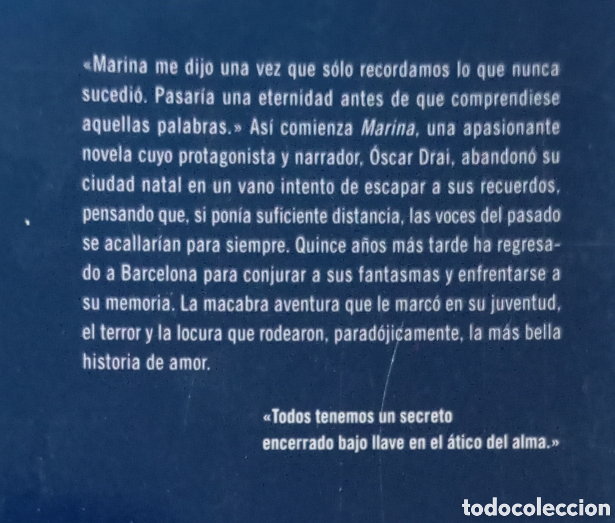 Libros: MARINA - CARLOS RUIZ ZAFON - Foto 2