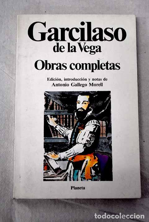 books: Obras completas: Vega, Garcilaso de la.- Vega, Garcilaso de la