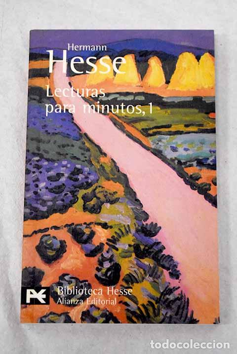 books: Lecturas para minutos: pensamientos extra&iacute;dos de sus libros y cartas, tomo I.- Hesse, Hermann