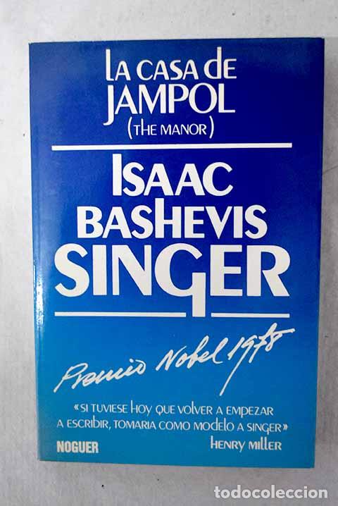 Libros: La casa de Jampol: Singer, Isaac Bashevis.- Singer, Isaac Bashevis - Foto 1