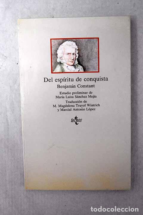 Libros: Del esp&iacute;ritu de conquista.- Constant, Benjamin