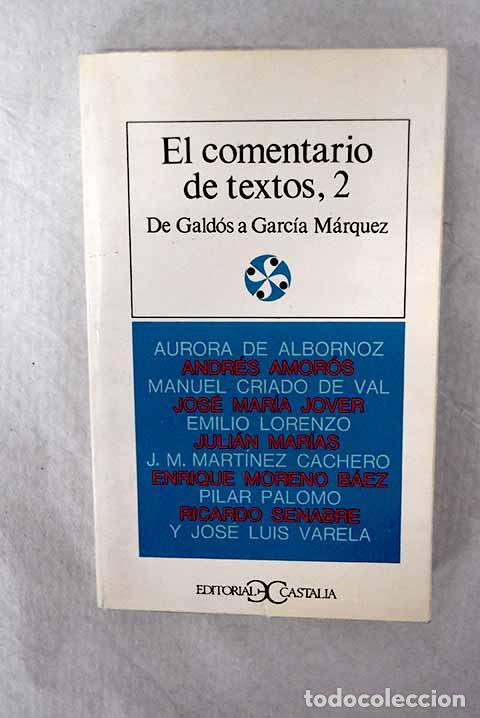 Libros: El comentario de textos 2