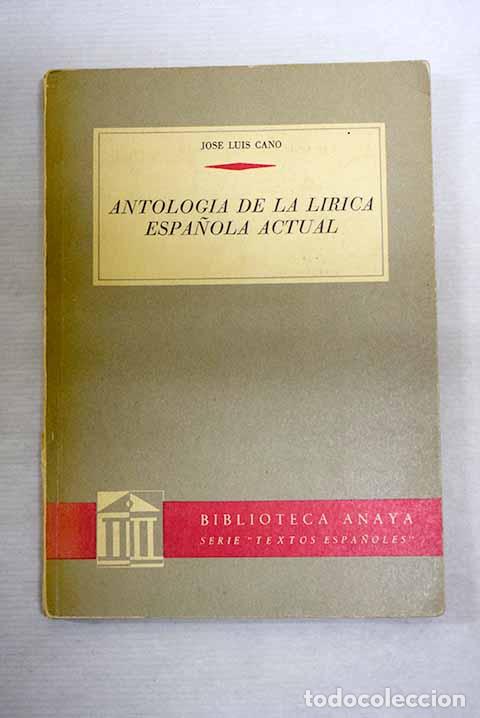 Libros: Antolog&iacute;a de la l&iacute;rica espa&ntilde;ola actual - Foto 1