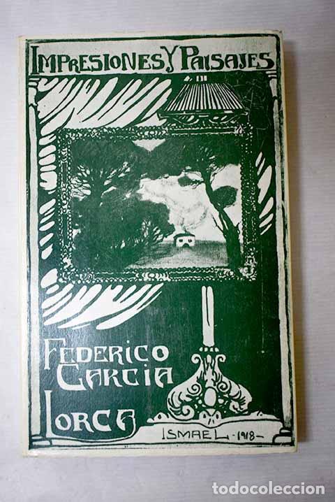 books: Impresiones y paisajes.- Garc&iacute;a Lorca, Federico