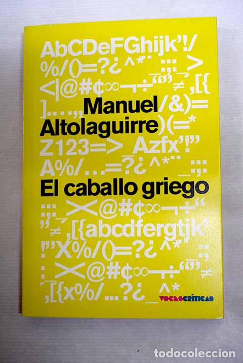 Libros: El caballo griego: reflexiones y recuerdos (1927-1958).- Altolaguirre, Manuel