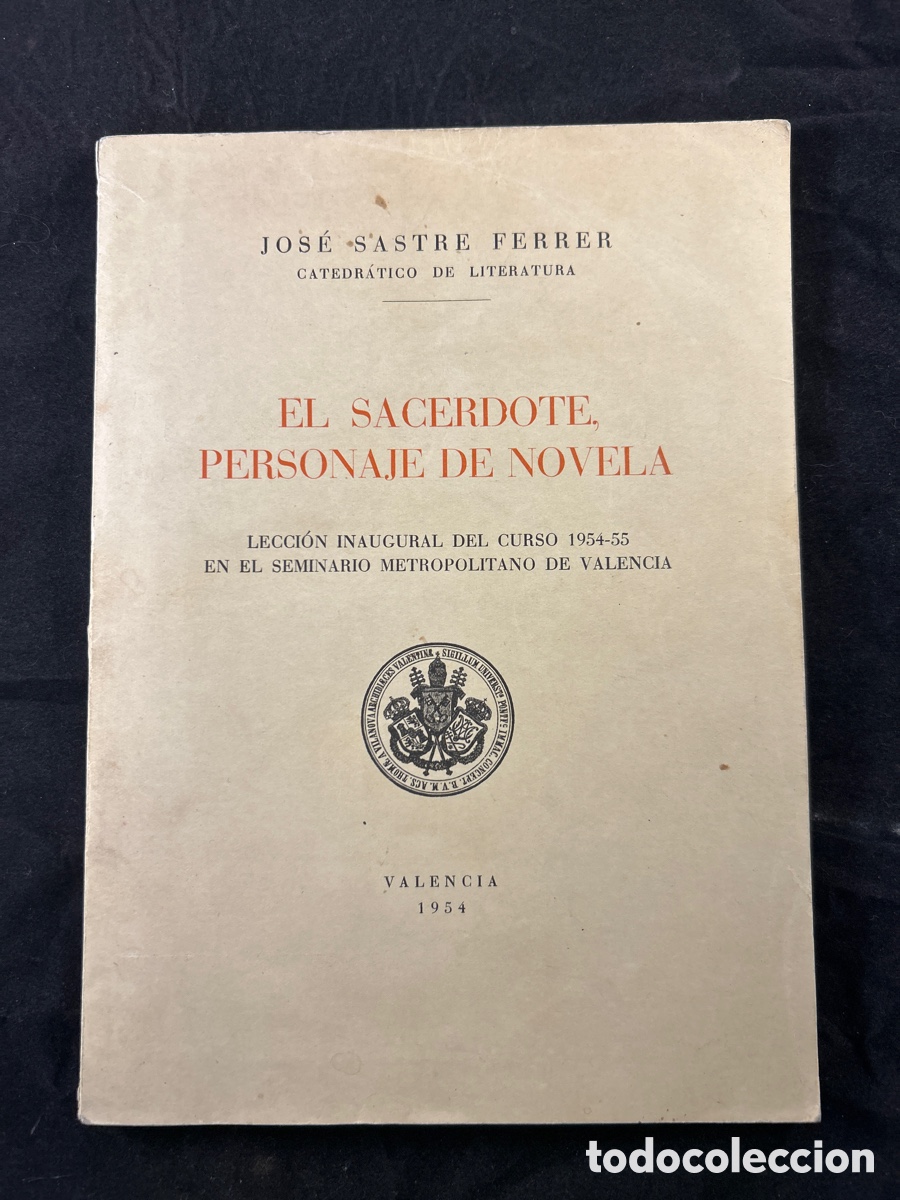 Libros: EL SACERDOTE, PERSONAJE DE NOVELA 1954