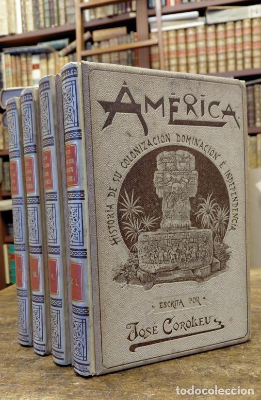 Libros: AMERICA, Historia de la colonizaci&oacute;n dominaci&oacute;n e independencia... Completa por Manuel Aranda Sanj