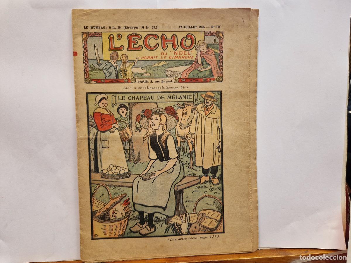 Libros: L'ECHO DE NOEL. PARAIT LE DIMANCHE. LE CHAPEAU DE MELANIE. 1925