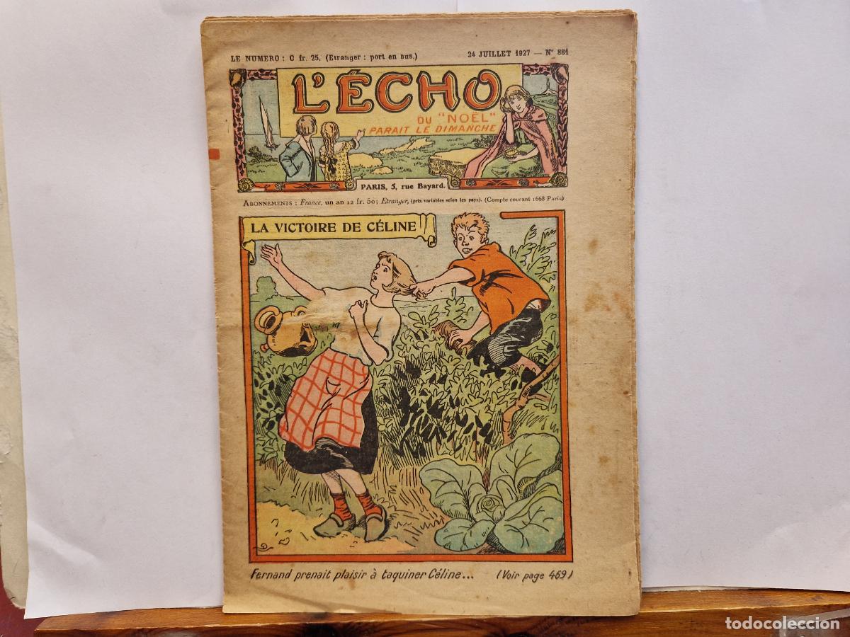 Libros: L'ECHO DE NOEL. PARAIT LE DIMANCHE. LA VICTOIRE DE CELINE- 1927.