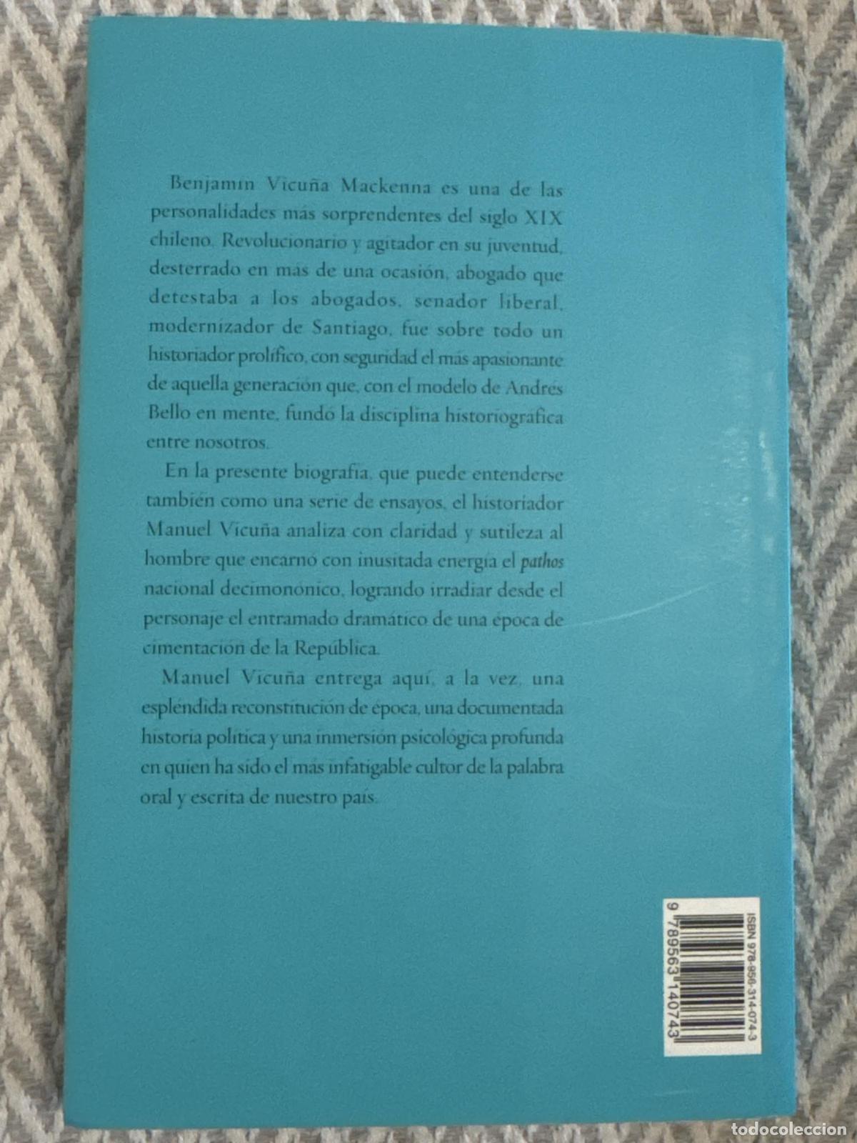 Libros: Un juez en los infiernos. Benjamin Vicu&ntilde;a Mackenna - Vicu&ntilde;a, Manuel - Foto 3