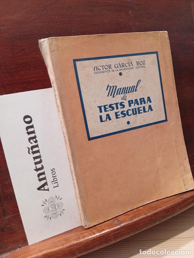Libros: Manual de Test para la escuela - Foto 1
