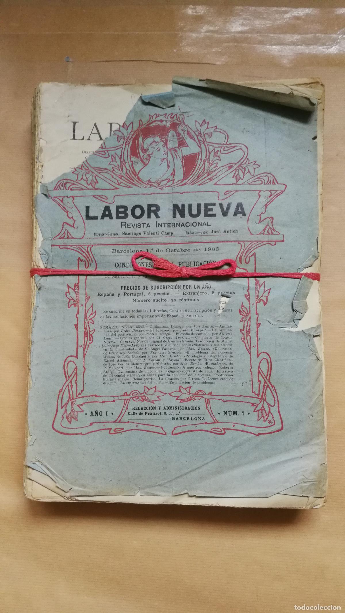 Libros: Labor Nueva: Revista Internacional. Del 1 al 37 completa. - �