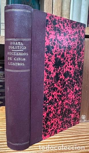 Libri di seconda mano: UN DRAMA POLITICO. Isabel II y Ol&oacute;zaga - CONDE DE ROMANONES