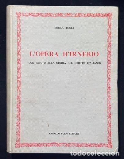 Libros: LOPERA DIRNERIO. (Contributo alla storia del Diritto Italiano) - BESTA, Enrico - Foto 1