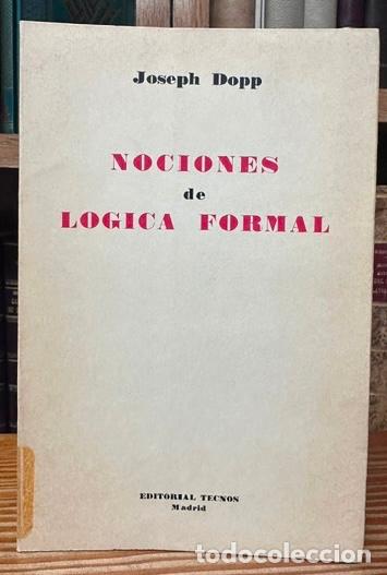 Libri di seconda mano: NOCIONES DE LOGICA FORMAL - DOPP, Joseph