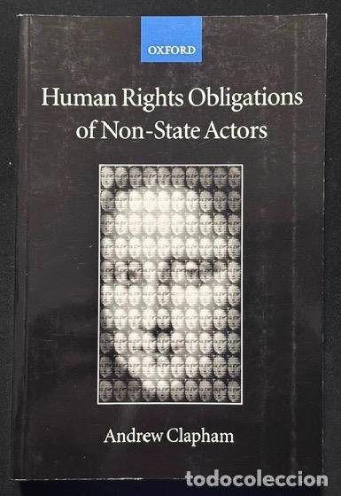 Libri di seconda mano: HUMAN RIGHTS OBLIGATIONS OF NON-STATE ACTORS - CLAPHAM, Andrew