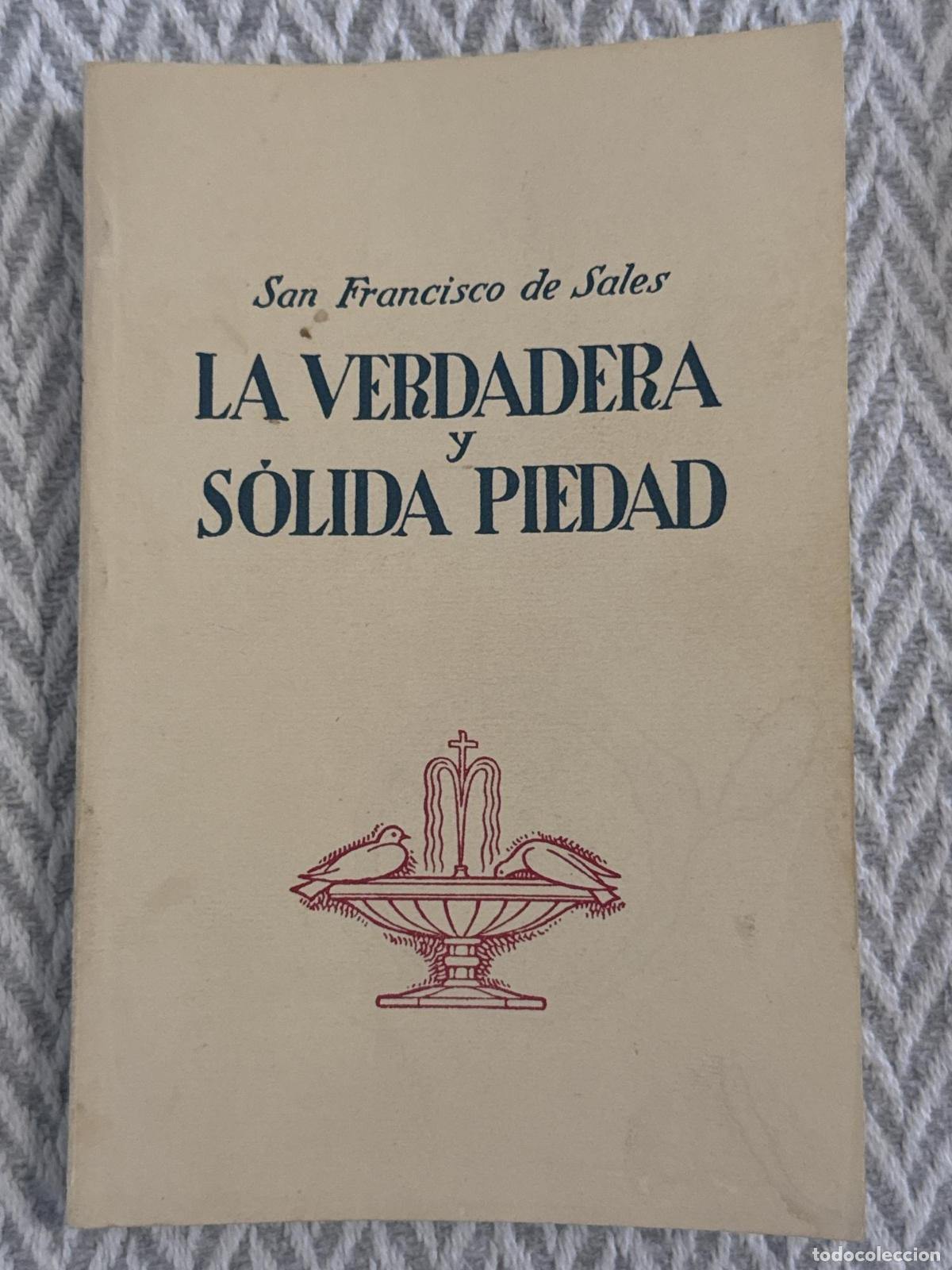 Libros: La verdadera y s&oacute;lida piedad - San Francisco de Sales