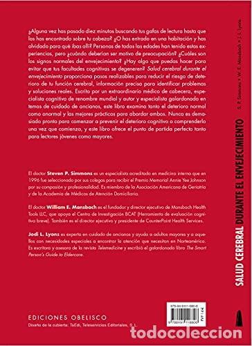 books: SALUD CEREBRAL DURANTE EL ENVEJECIMIENTO - STEVEN P. SIMMONS