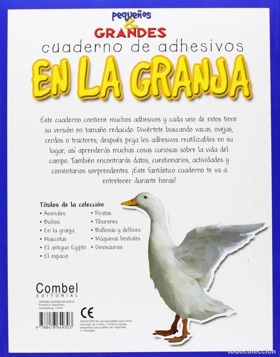 Libros: EN LA GRANJA . PEQUE/OS Y GRANDES CUADERNOS DE ADHESIVOS - BAKER , JULIAN
