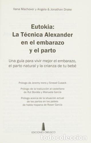B&uuml;cher: EUTOKIA: LA TECNICA ALEXANDER EN EL EMBARAZO Y EN EL PARTO - ILANA MACHOVER