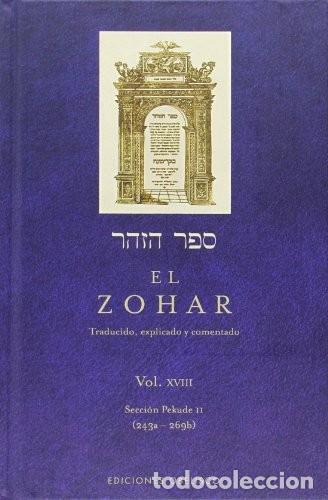 Libros: ZOHAR, EL (VOL XVIII) - SHIMON BAR IOJAI